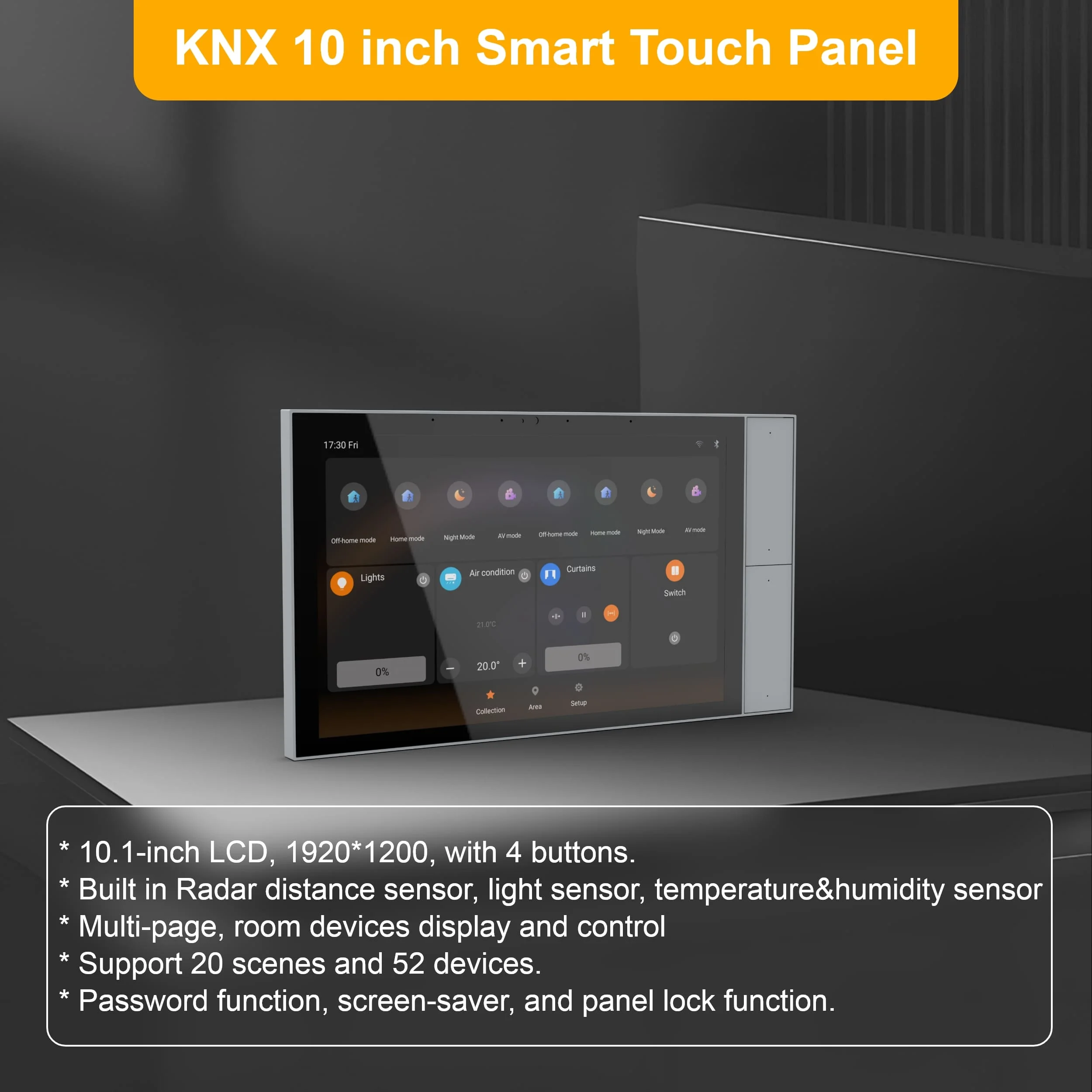 Smart Home Panel - 2026 Smart Touch Panel for Bus