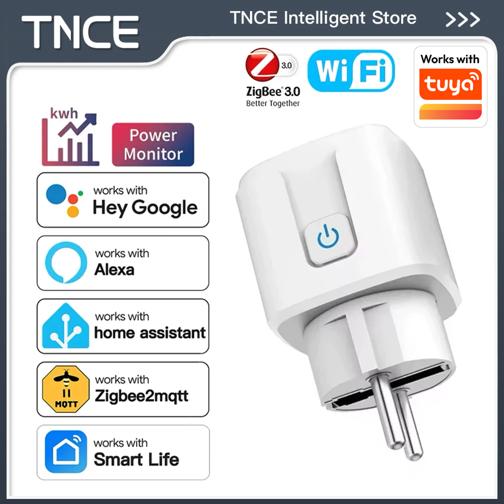 Smart Home Or Smart Home - TNCE Tuya EU Plug WiFi or