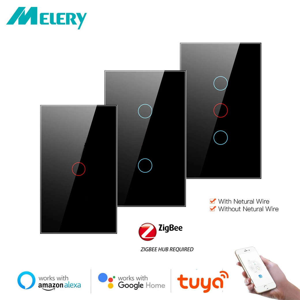 Smart Home Panel - Melery Zigbee Smart Light Switch with/without