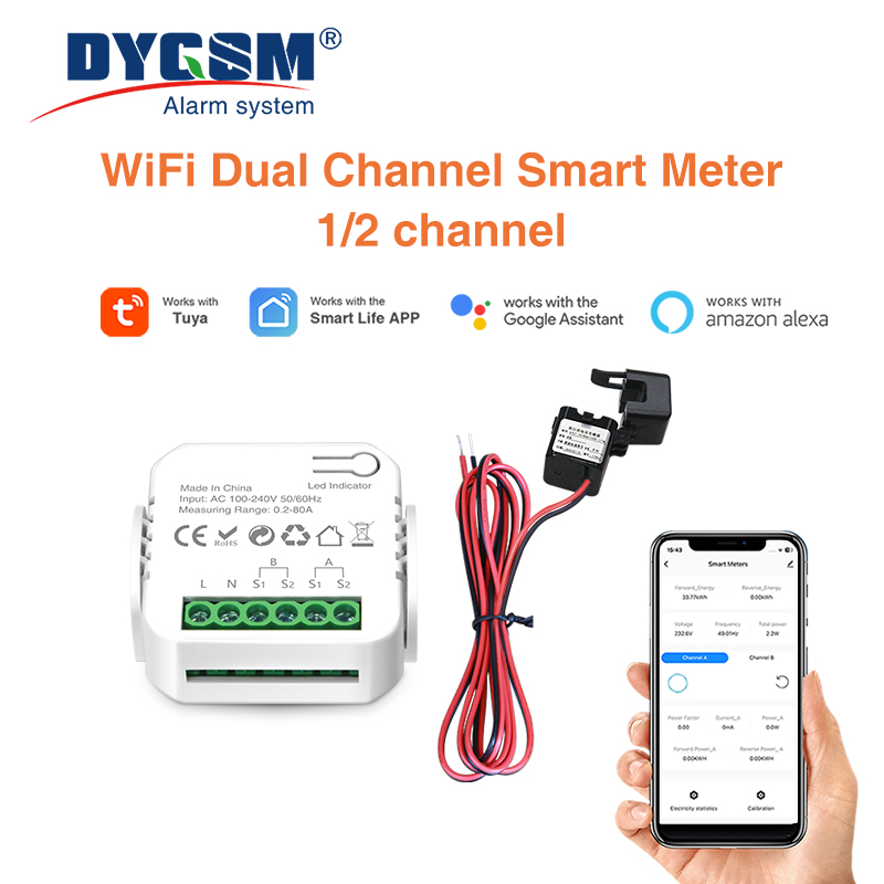 Smart Home Energy Monitor - Tuya Smart Wifi Intelligent Energy Meter