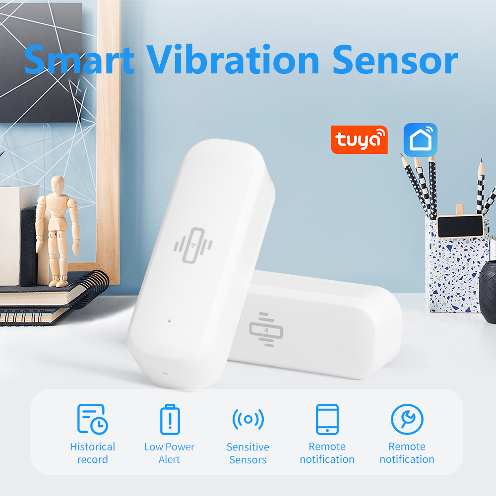 Smart Home Monitoring - Tuya Smart WiFi Vibration Sensor Real-time