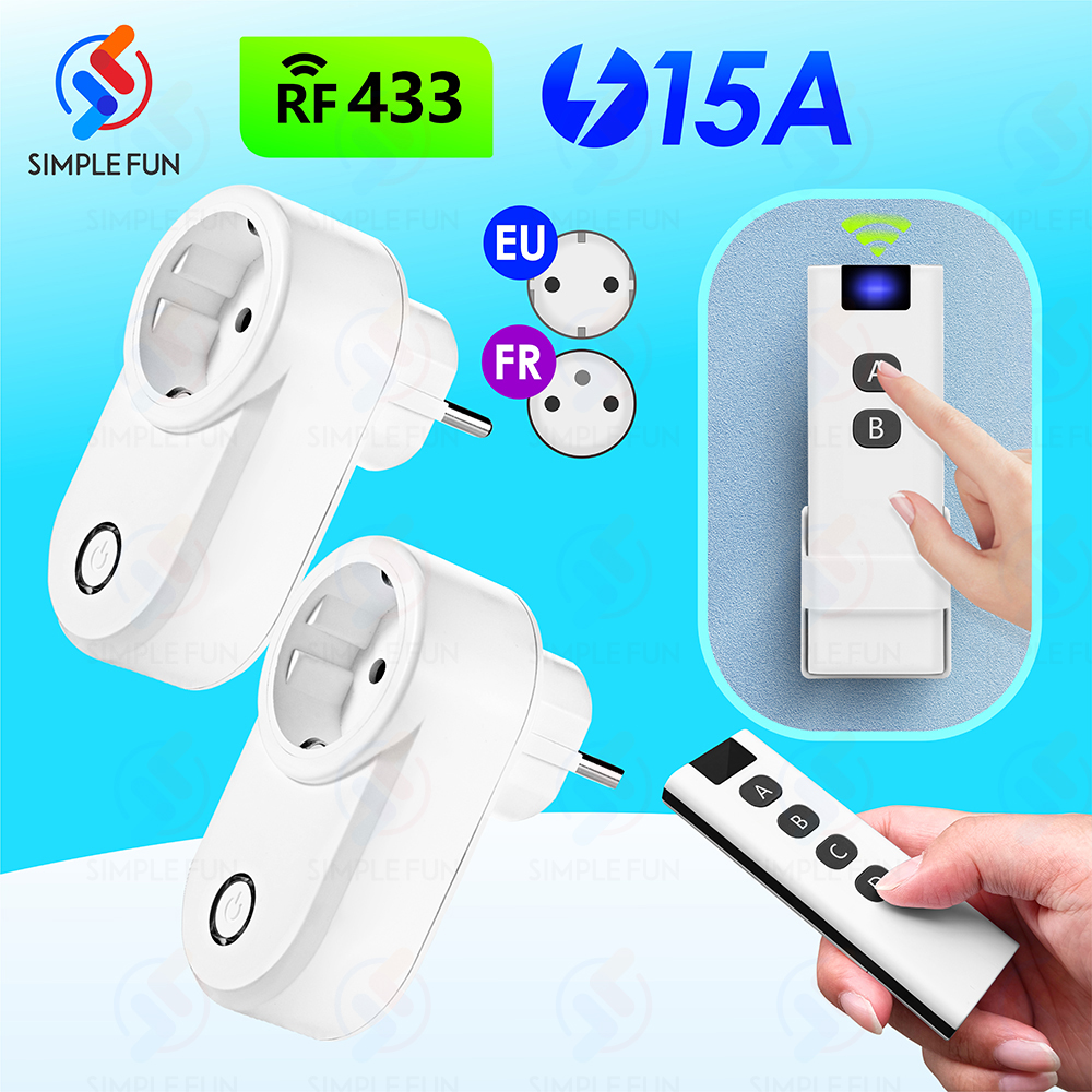 Universal Remote Smart Home - 433Mhz Wireless Remote Control Socket Universal