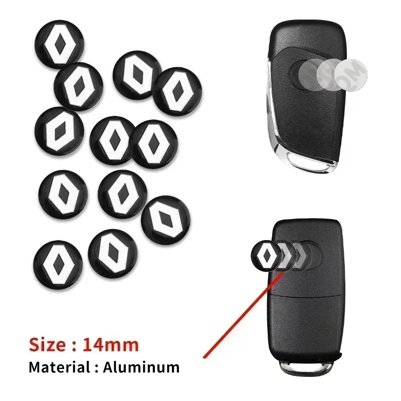 Smart Home Icon - 14mm Car Remote Control Key Badge