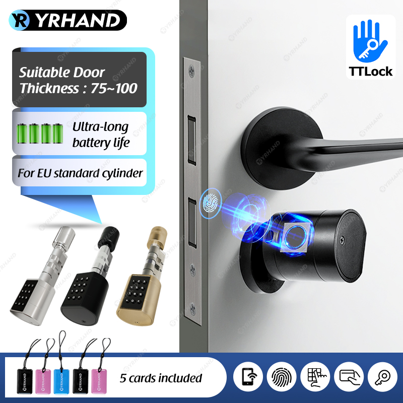 Smart Home Door Lock - Smart Euro Cylindrical Door Lock ttlock