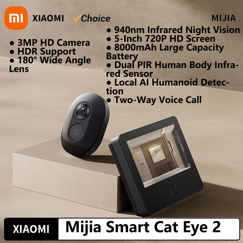Smart Home Xiaomi 2 - Xiaomi Smart Cat eye 2 WiFi