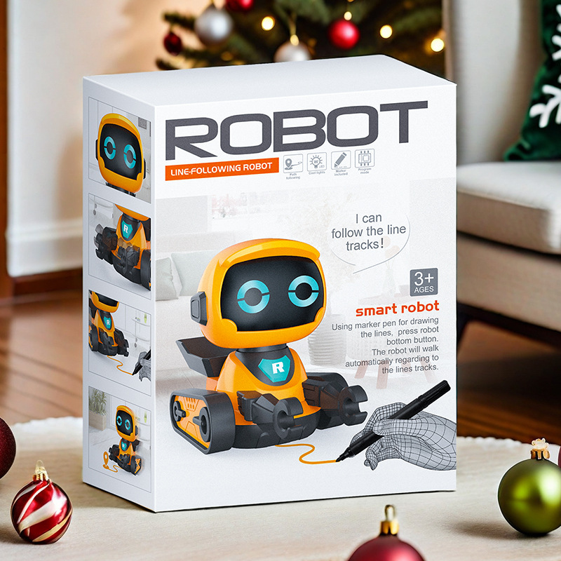 Smart Home Robot - Line Following Smart Robot Inductive Draw