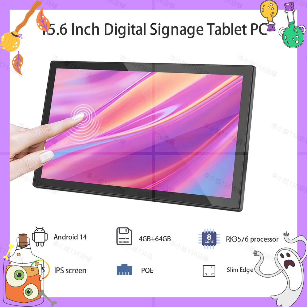 Smart Home Tablet - 2026new 15.6 inch Touch Screen Android