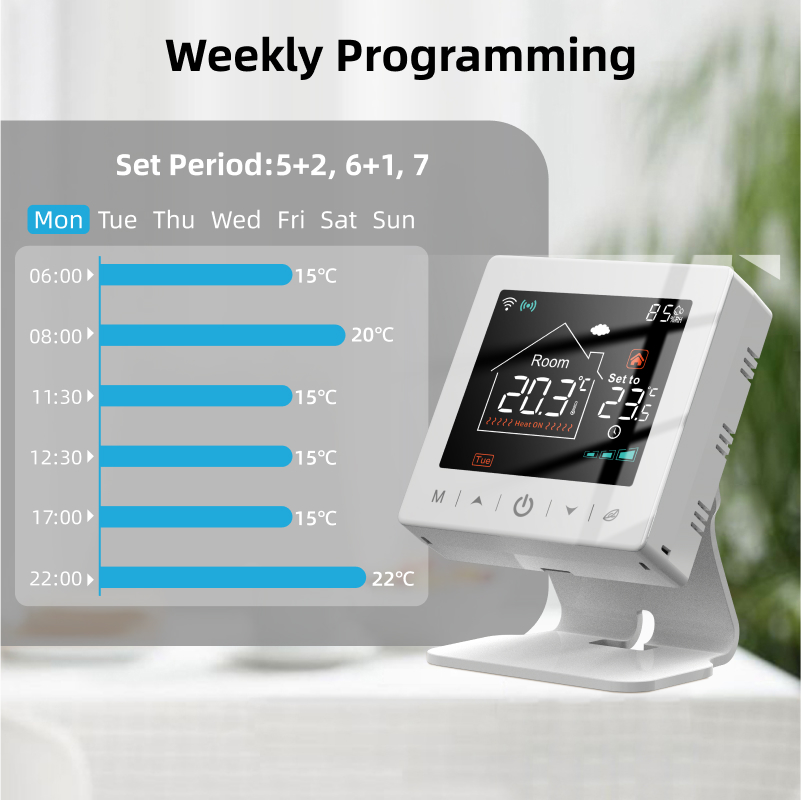 Smart home Wifi thermostat tuy - Universal Remote Smart Home のレビューと価格