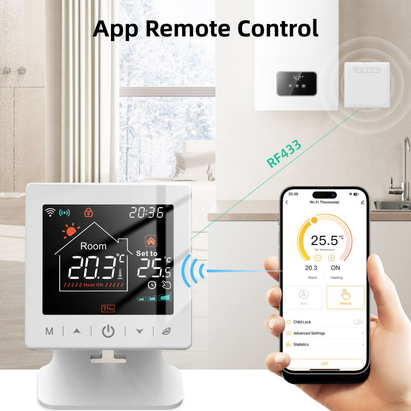 Smart home Wifi thermostat tuy - Universal Remote Smart Home のレビューと価格