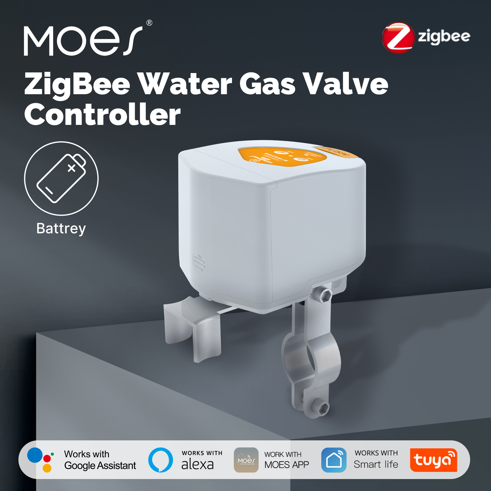 MOES Tuya ZigBee Smart battery - Smart Home Voice Assistant のレビューと価格