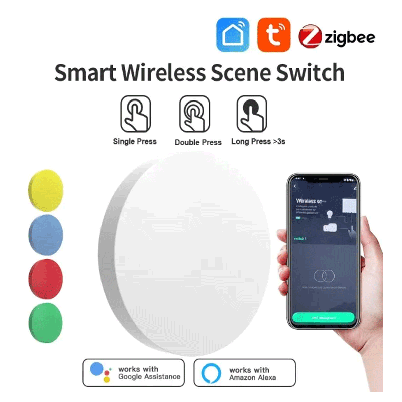 Tuya ZigBee Smart Wireless But - Smart Home Voice Assistant のレビューと価格