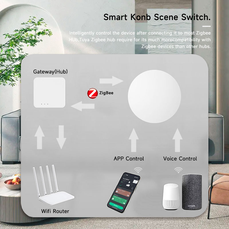 Tuya ZigBee Smart Wireless But - Smart Home Voice Assistant のレビューと価格