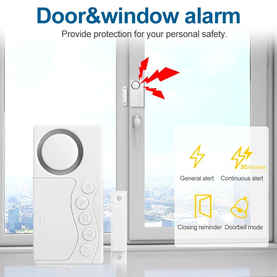 Wireless Door And Window Alarm - Smart Home Full System のレビューと価格