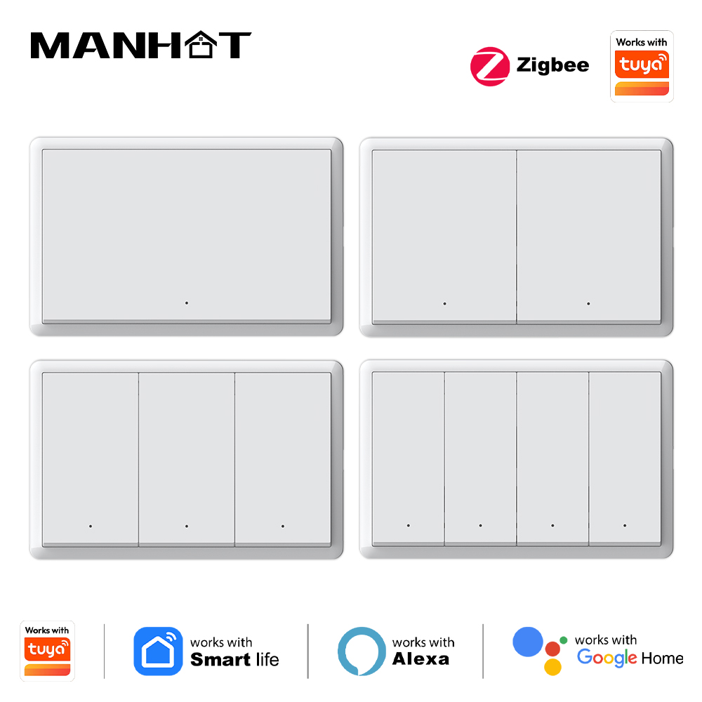 Manhot Smart zigbee Switch No  - Smart Home Life のレビューと価格