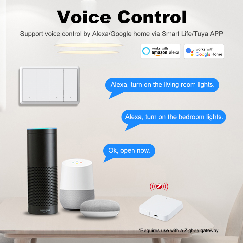 Manhot Smart zigbee Switch No  - Smart Home Life のレビューと価格