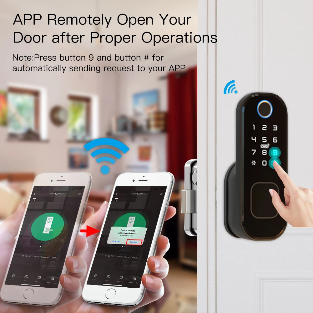MOES WiFi Tuya Smart Lock Door - Smart Home Door Lock のレビューと価格
