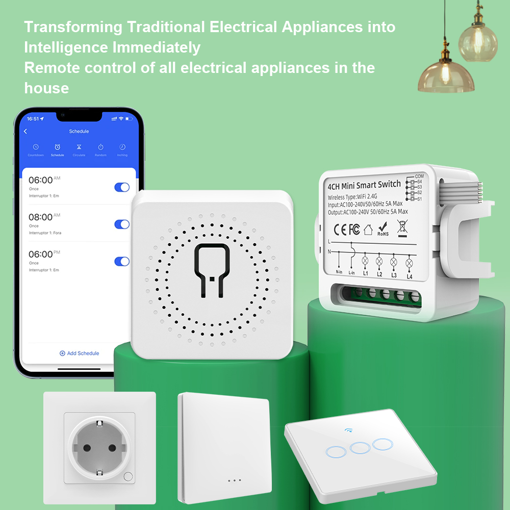 Tuya WiFi Smart Switch 1/2/3/4 - Smart Home Life のレビューと価格