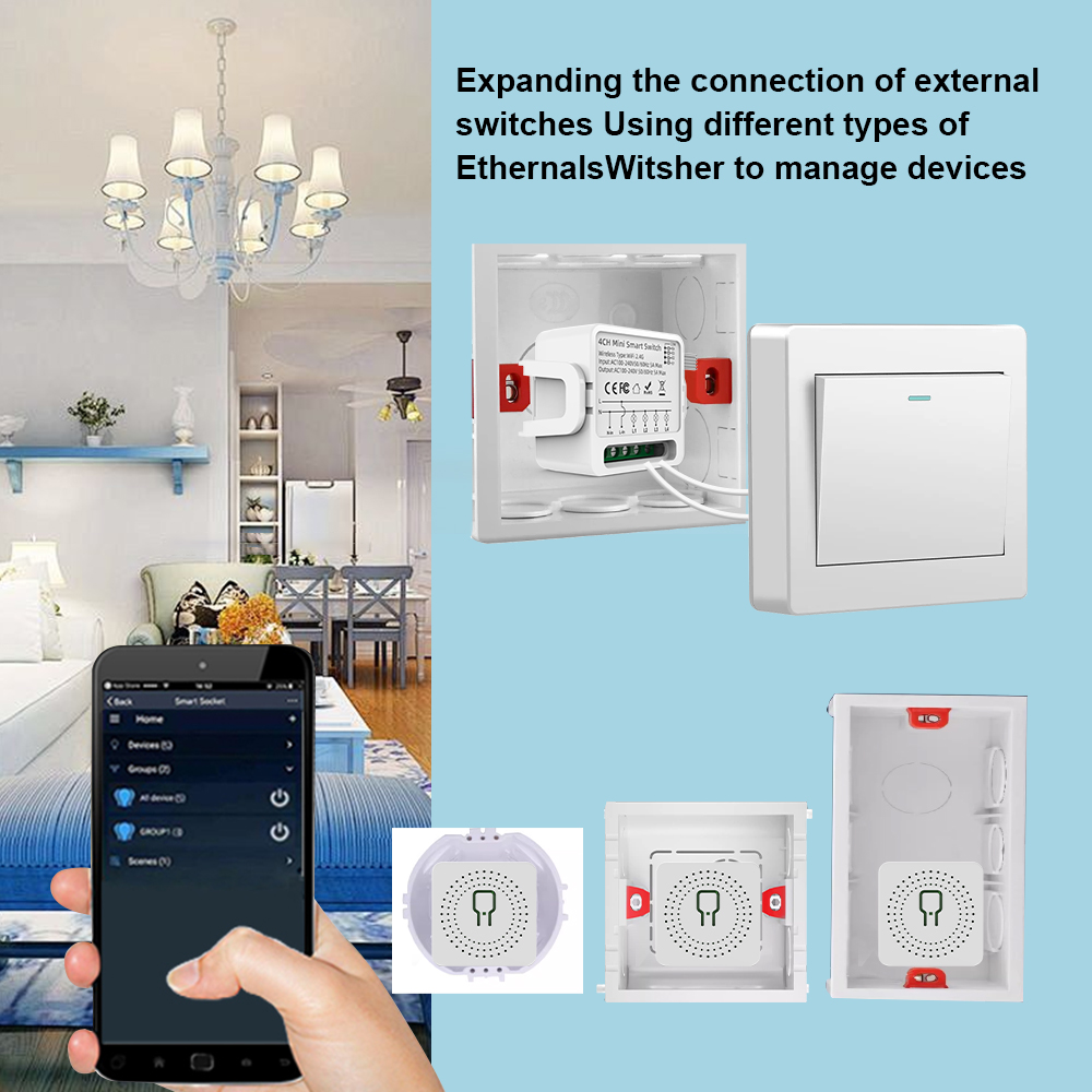 Tuya WiFi Smart Switch 1/2/3/4 - Smart Home Life のレビューと価格