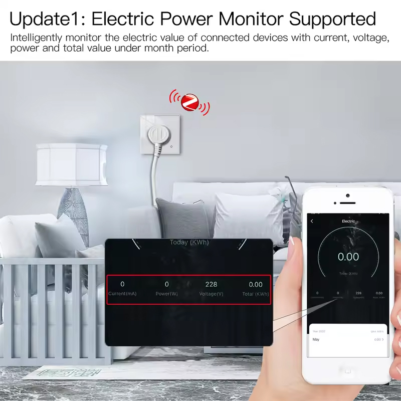 MOES 16A Tuya WiFi/ZigBee Smar - Smart Home Energy Monitor のレビューと価格