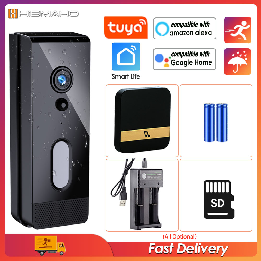 Tuya WiFi Doorbell Camera Outd - Smart Home Video Doorbell のレビューと価格