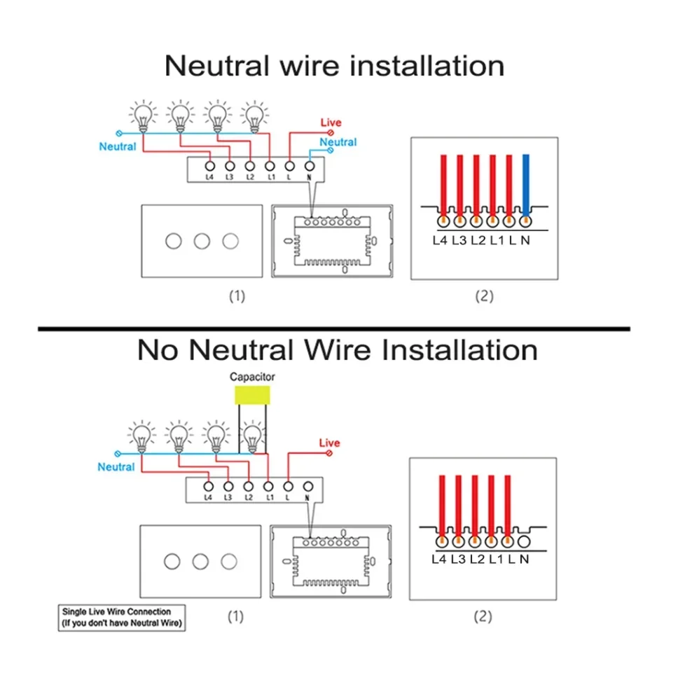 Melery Zigbee Smart Light Swit - Smart Home Panel のレビューと価格