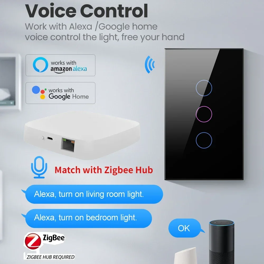 Melery Zigbee Smart Light Swit - Smart Home Panel のレビューと価格