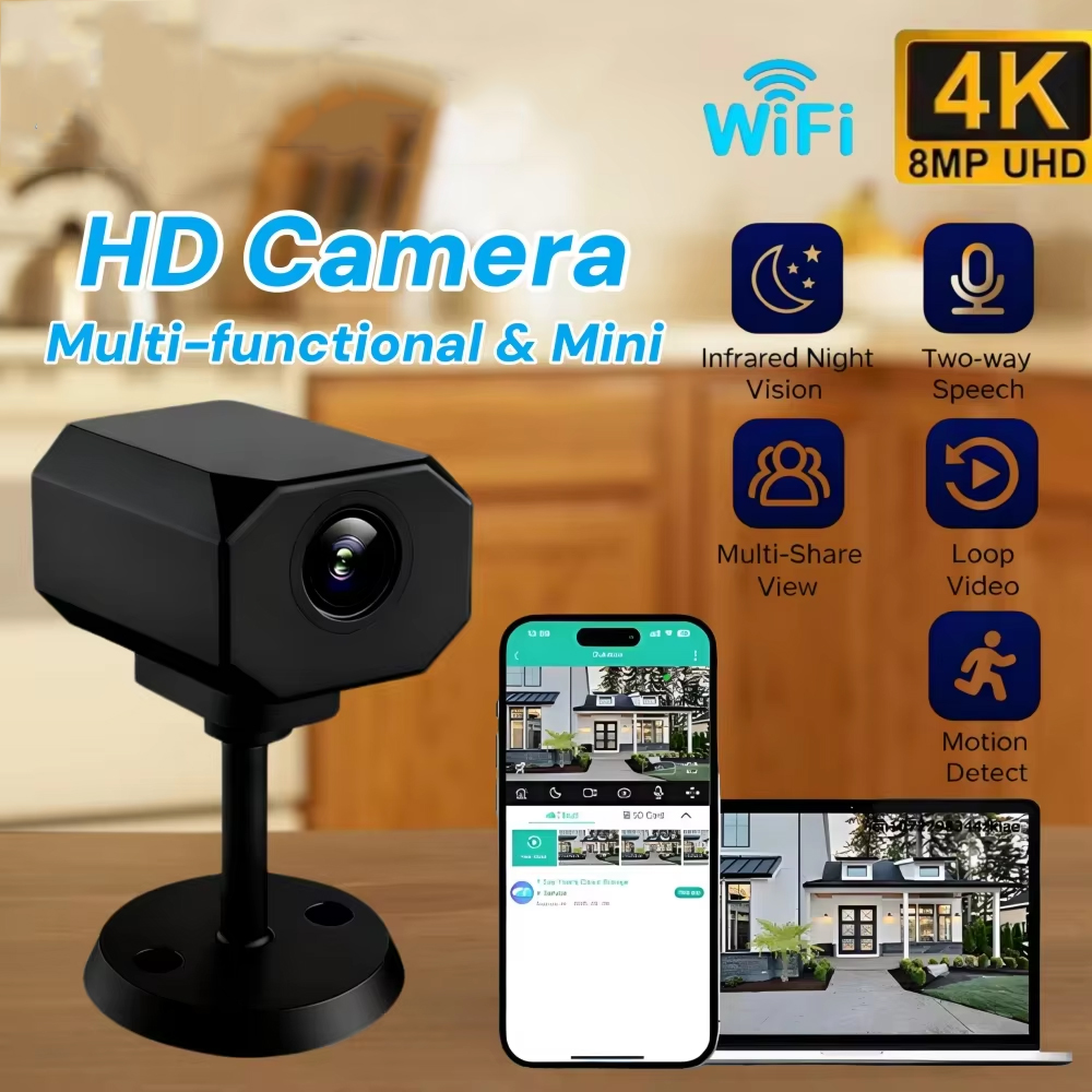 4K HD WiFi Security Camera for - Smart Home Monitoring のレビューと価格