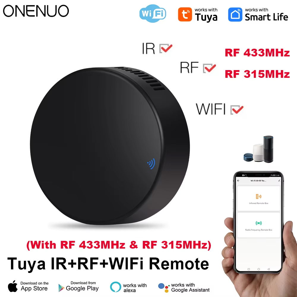 Tuya WiFi RF IR Remote Control - Universal Remote Smart Home のレビューと価格