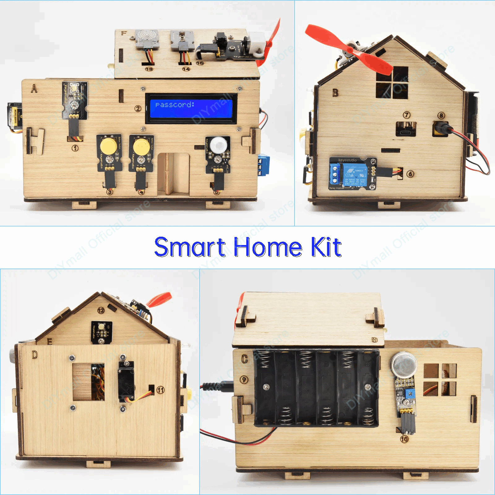 Keyestudio Smart IoT Home Kit  - Smart Home Arduino Project のレビューと価格