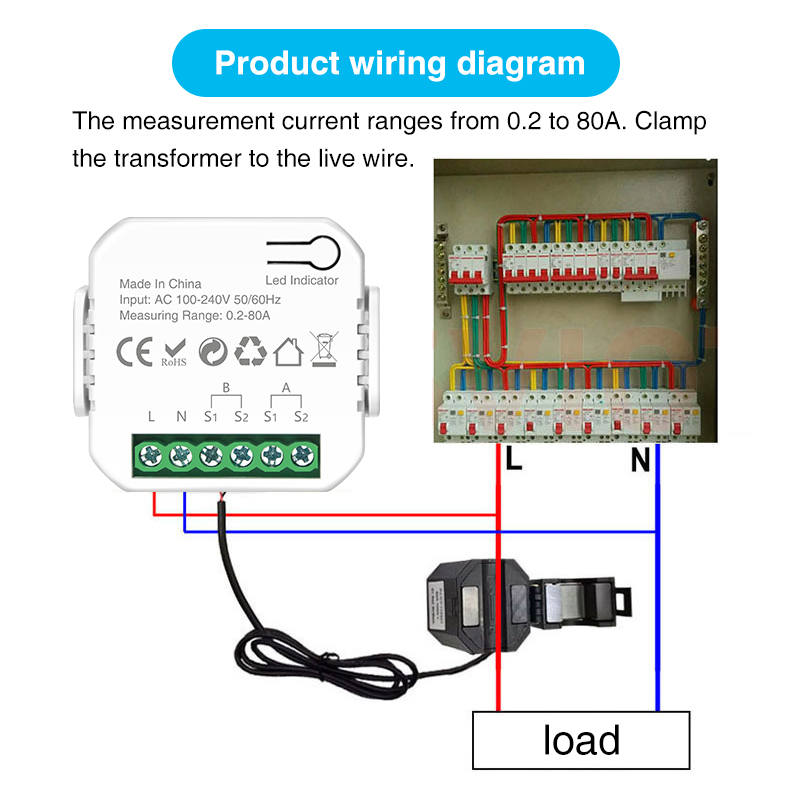 Tuya Smart Wifi Intelligent En - Smart Home Energy Monitor のレビューと価格