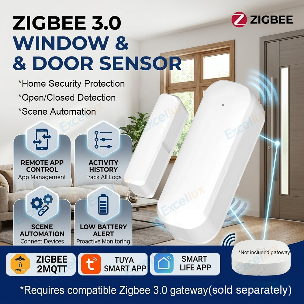 Zigbee Door Window Sensor Magn - Smart Home Monitoring のレビューと価格