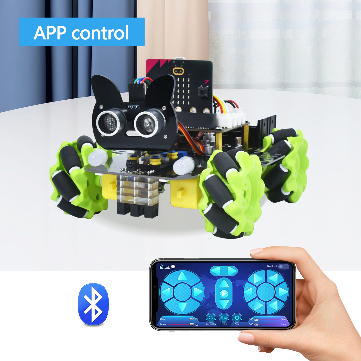 Keyestudio Microbit V2.0 4WD M - Smart Home Micro Bit のレビューと価格