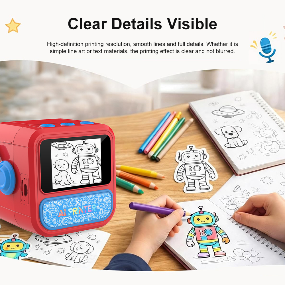 Smart AI Voice Mini Thermal Pr - Smart Home Life のレビューと価格