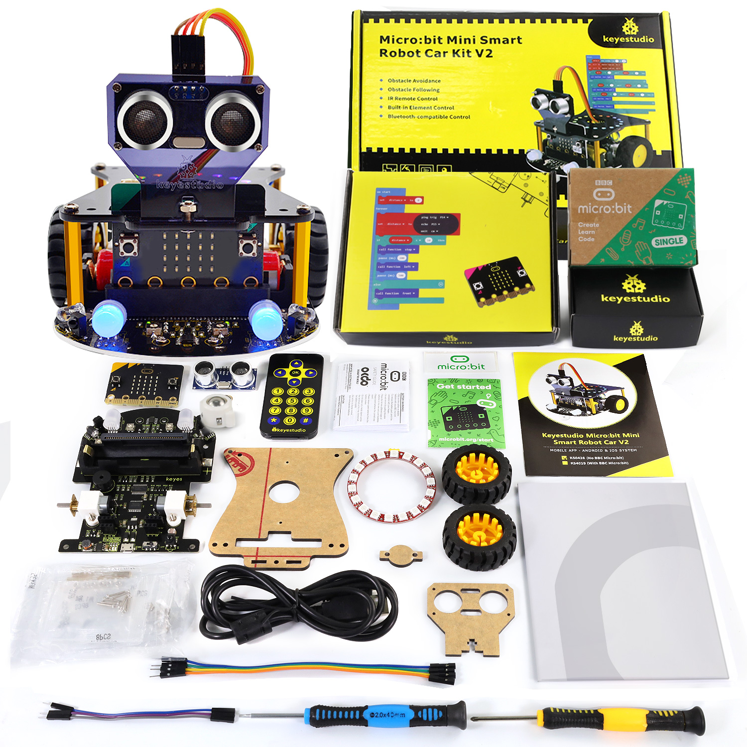 Keyestudio Microbit V2 Robot C - Smart Home Micro Bit のレビューと価格