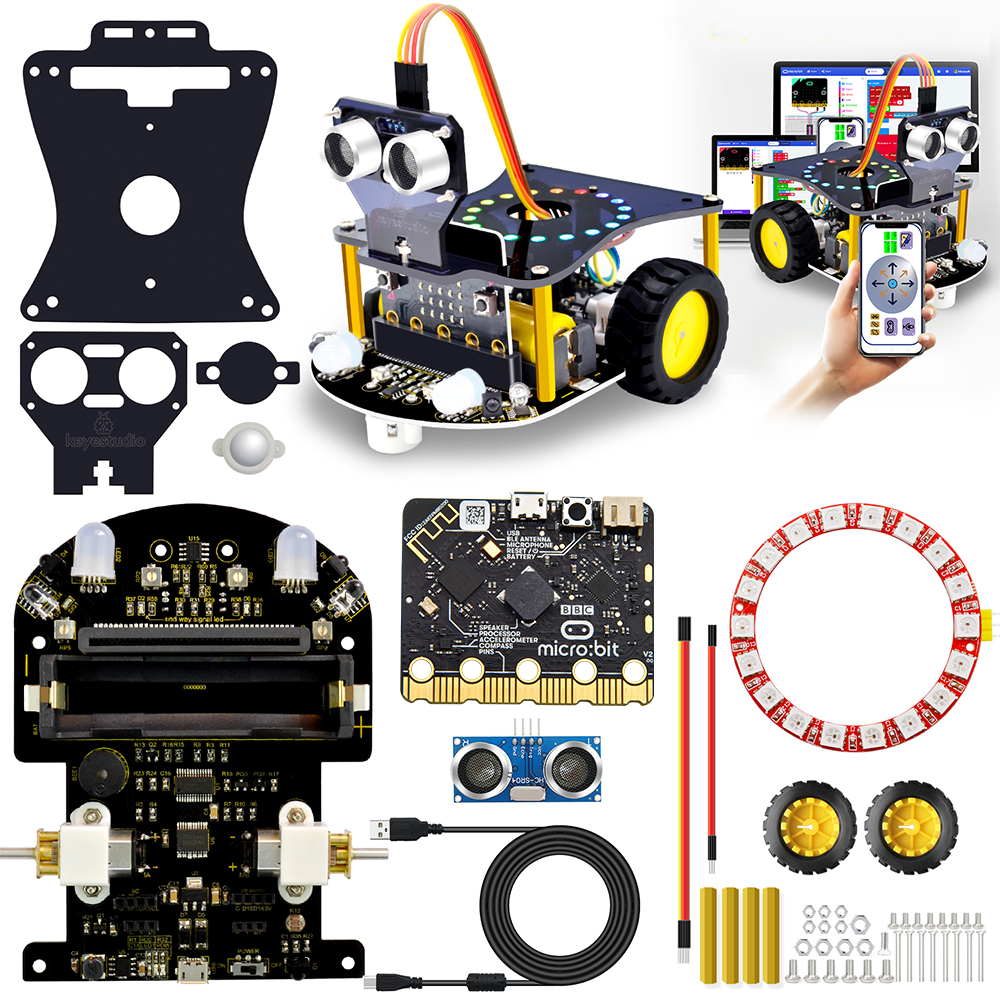 Keyestudio Microbit V2 Robot C - Smart Home Micro Bit のレビューと価格