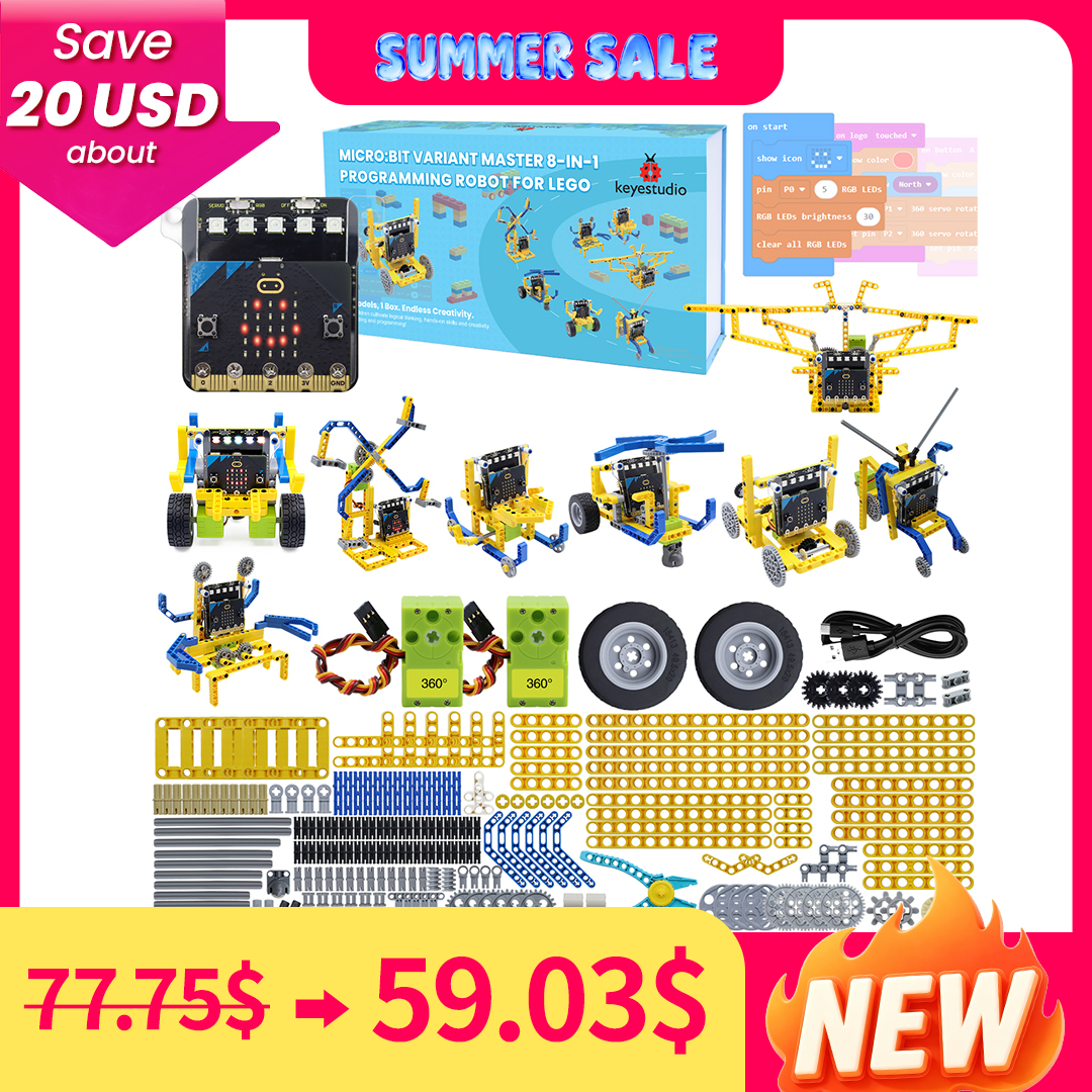 Keyestudio Micro:bit V2 Robot  - Smart Home Micro Bit のレビューと価格