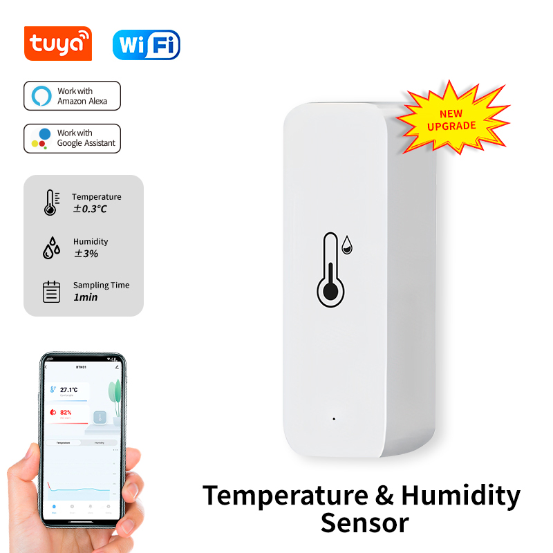 Tuya WiFi Temperature and Humi - Smart Home Voice Assistant のレビューと価格