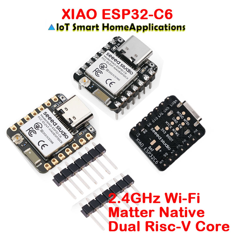 10Pcs/1pc  XIAO ESP32-C6 Devel - Smart Home Arduino Project のレビューと価格