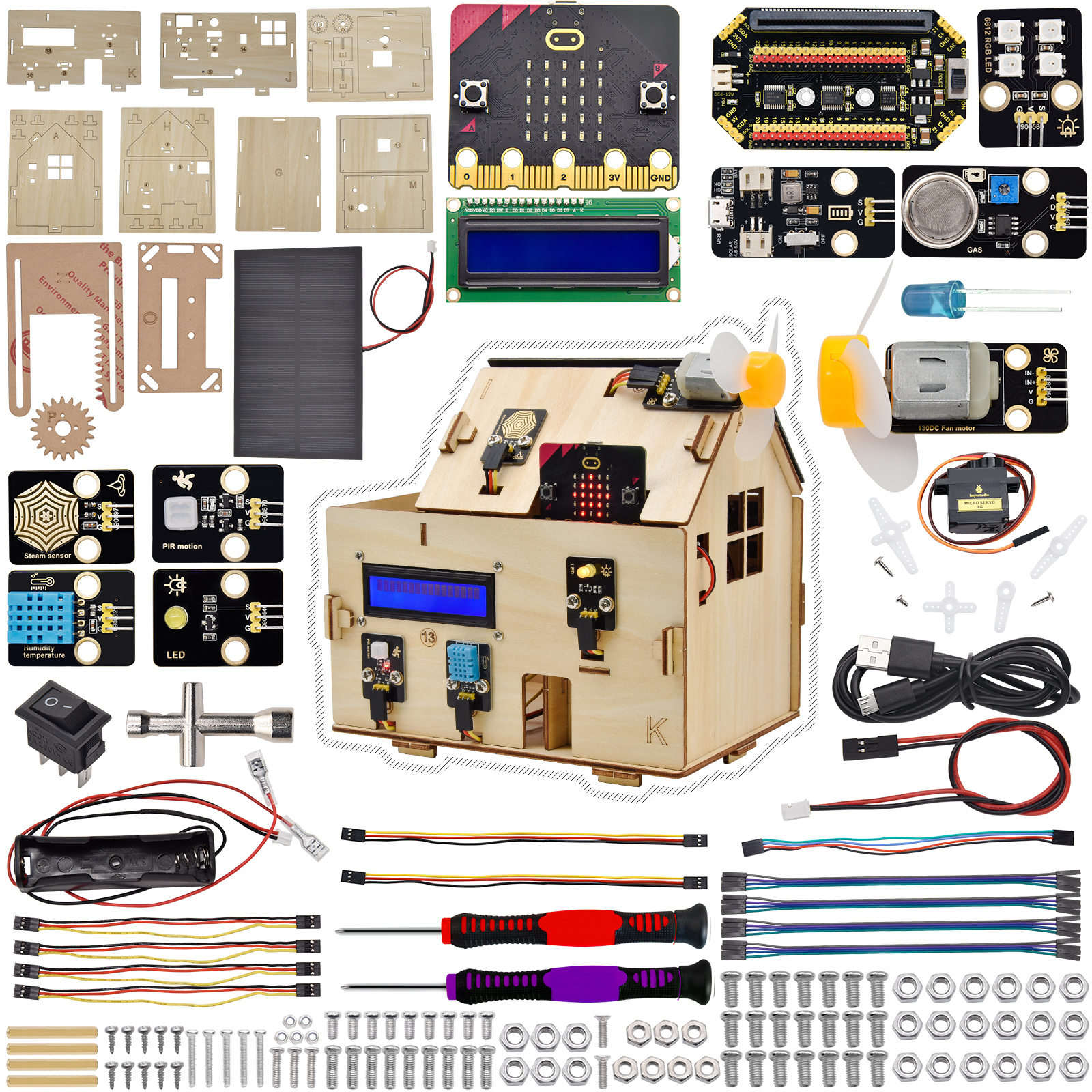 Keyestudio Microbit V2 Starter - Smart Home Micro Bit のレビューと価格