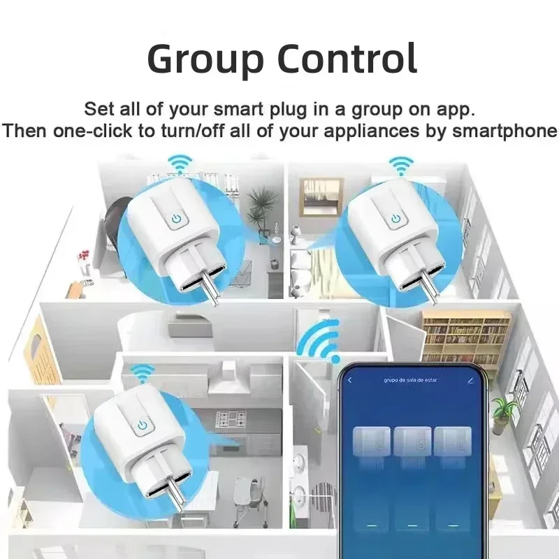Smart Socket EU Plug WIFI or Z - Smart Home Or Smart Home のレビューと価格