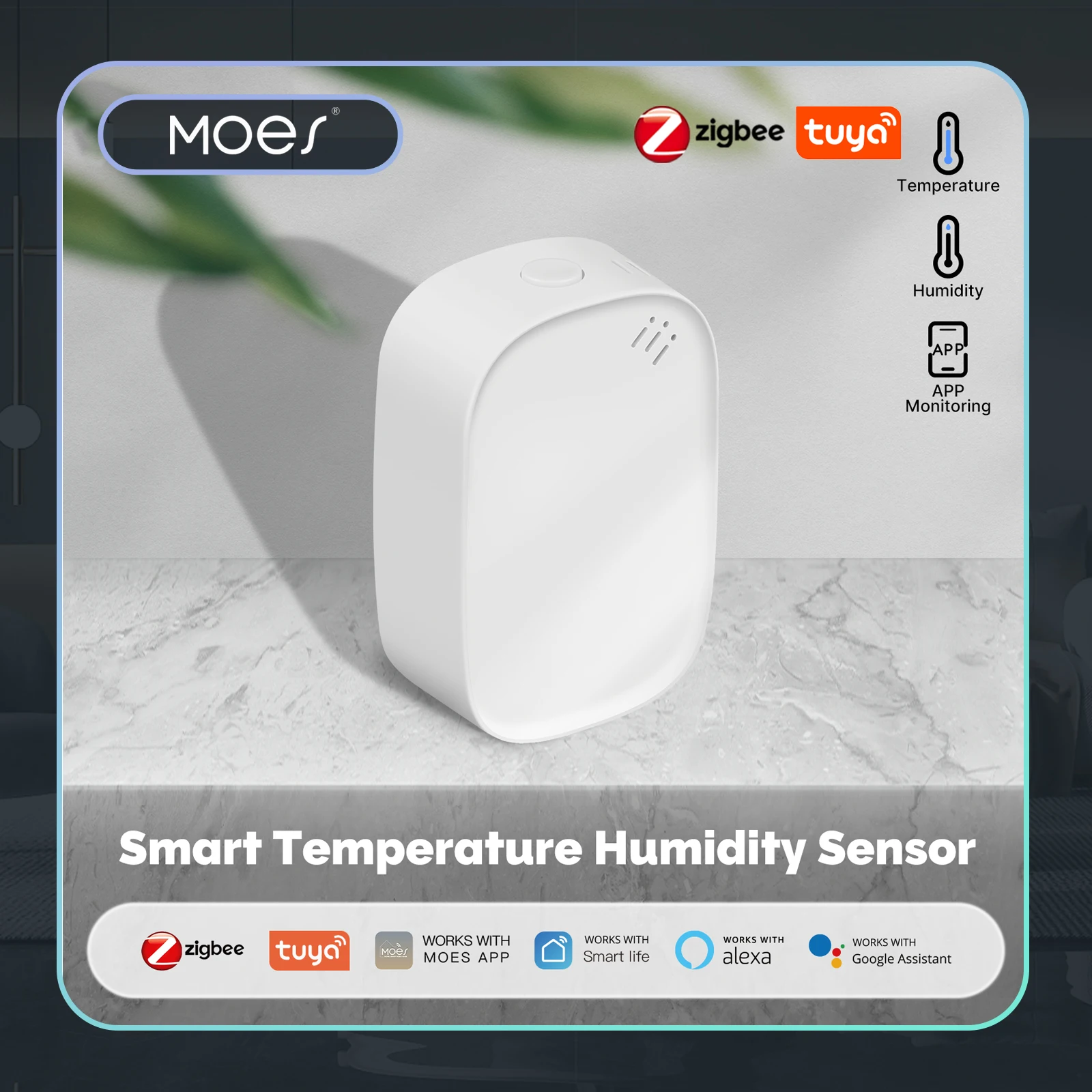 MOES Tuya Zigbee Smart Tempera - Smart Home Energy Monitor のレビューと価格