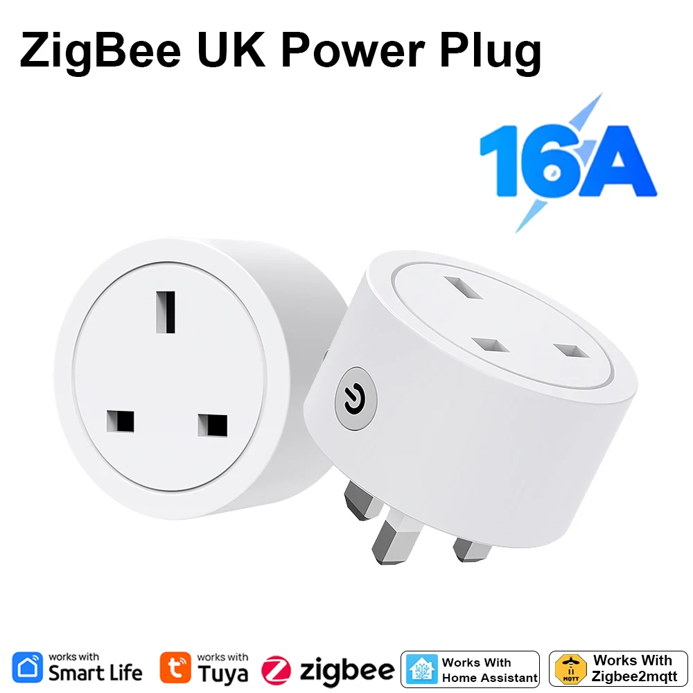 Zigbee Smart Plug 16A UK Socke - Smart Home Monitoring のレビューと価格