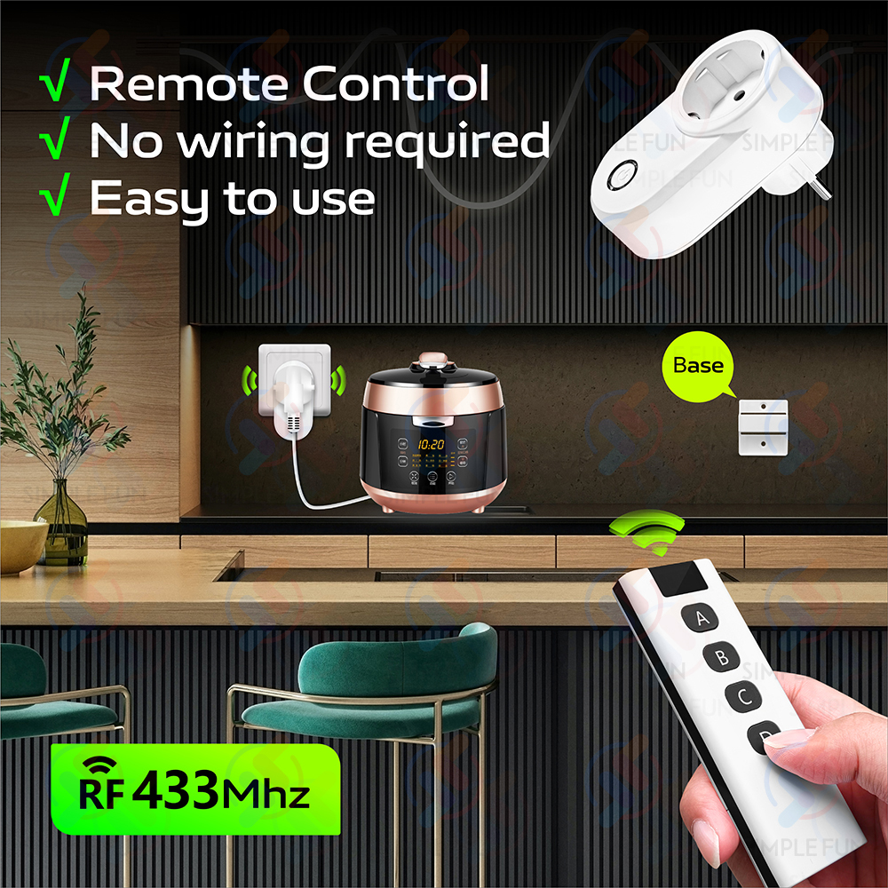 433Mhz Wireless Remote Control - Universal Remote Smart Home のレビューと価格