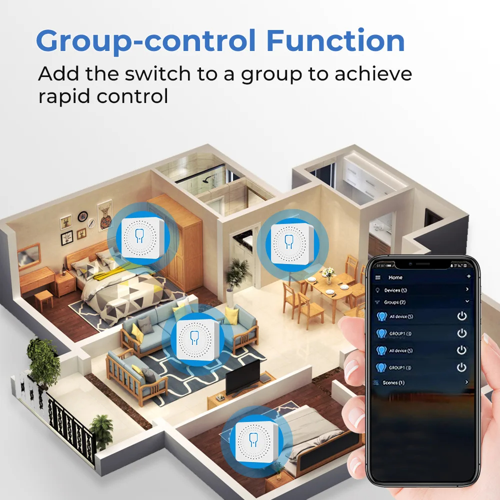 For Tuya Mini Smart WiFi Switc - Smart Home Life のレビューと価格