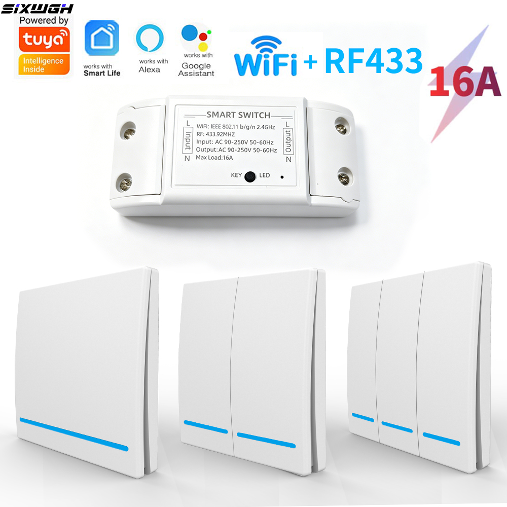 16A Tuya Wifi Smart Switch RF4 - Smart Home Voice Assistant のレビューと価格