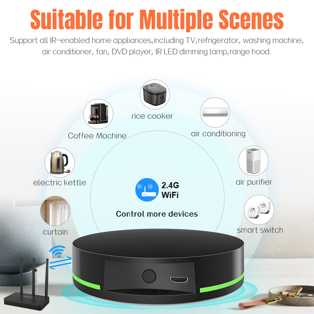 VBU Tuya WiFi IR Remote Contro - Universal Remote Smart Home のレビューと価格