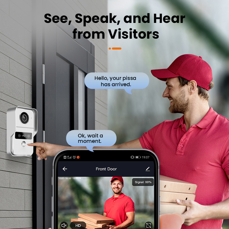 Tuya Smart 1080P Doorbell Came - Smart Home Video Doorbell のレビューと価格