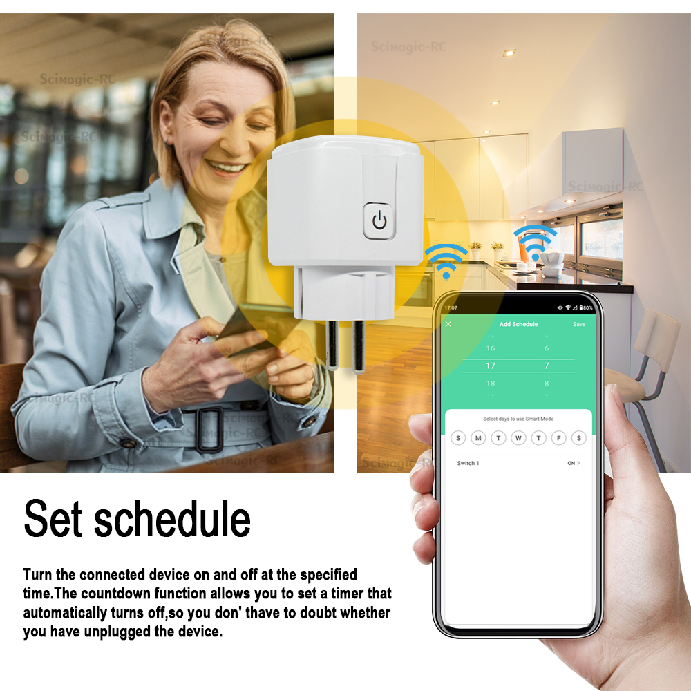 Tuya Smart Plug WiFi Socket 16 - Smart Home Monitoring のレビューと価格