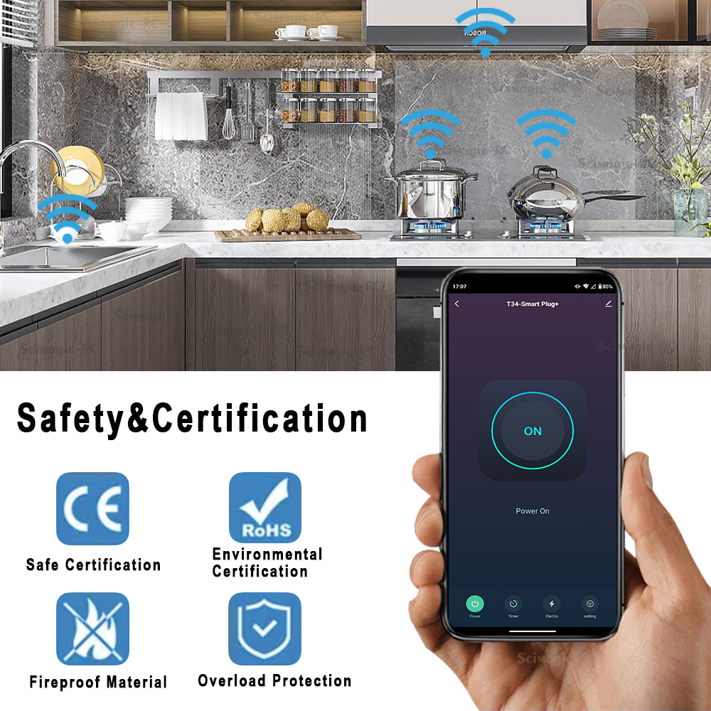Tuya Smart Plug WiFi Socket 16 - Smart Home Monitoring のレビューと価格