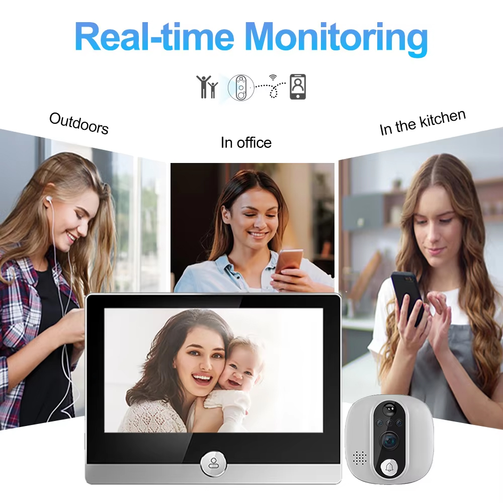 Tuya 1080P WiFi Door Bell Came - Smart Home Video Doorbell のレビューと価格